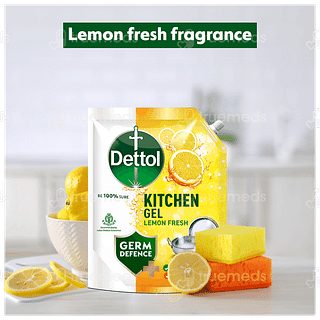 Dettol Lemon Fresh Kitchen Gel 1500ml