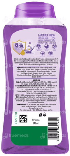 Dettol Lavender Fresh Shower Gel 250ml
