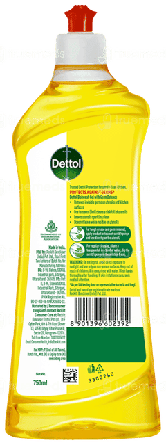 Dettol Lemon Fresh Kitchen Gel 750ml