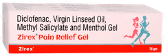 Zirex Pain Relief Gel 75gm