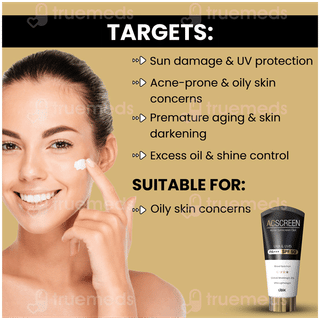 Acscreen Uva & Uvb Spf 50 Pa+++ Acne Sunscreen Gel 50gm