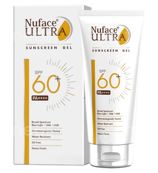 Nuface Ultra Spf 60+ Pa++++ Sunscreen Gel 50Gm