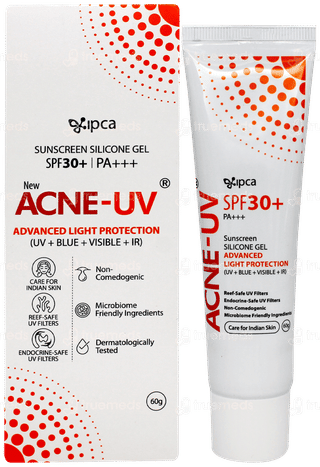 Acne Uv New Advanced Light Protection Spf 30+ Pa+++ Sunscreen Gel 60gm