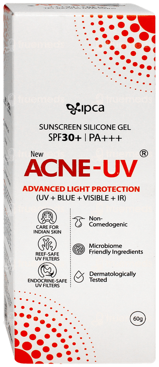 Acne Uv New Advanced Light Protection Spf 30+ Pa+++ Sunscreen Gel 60gm
