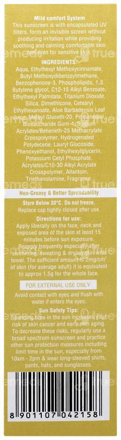 Sunhalt Gold Spf 50 Pa+++  Hydrating Sunscreen 50gm