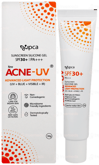 Acne Uv New Advanced Light Protection Spf 30+ Pa+++ Sunscreen Gel 30gm