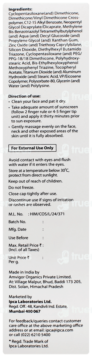 Acne Uv New Advanced Light Protection Spf 30+ Pa+++ Sunscreen Gel 30gm