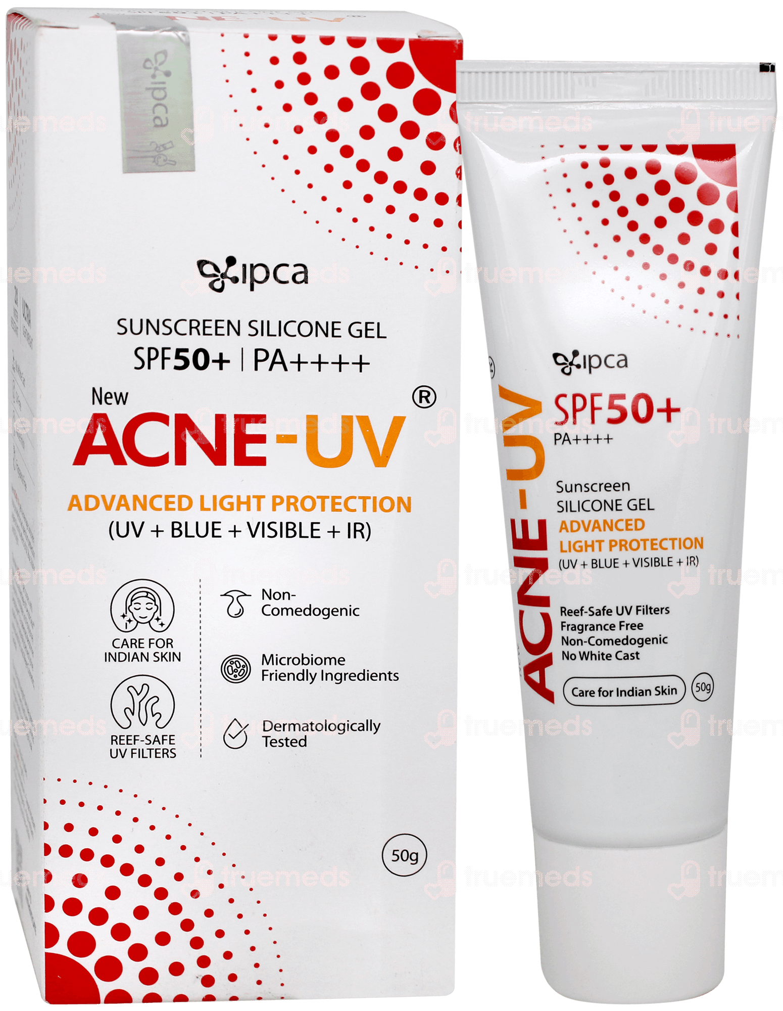 Acne Uv New Advanced Light Protection Spf 50 Pa Silicone Sunscreen Gel ...