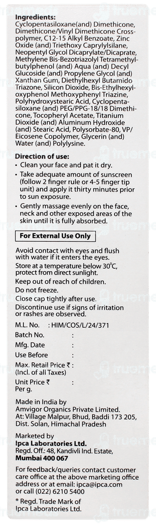 Acne Uv New Advanced Light Protection Spf 50+ Pa++++ Silicone Sunscreen Gel 50gm