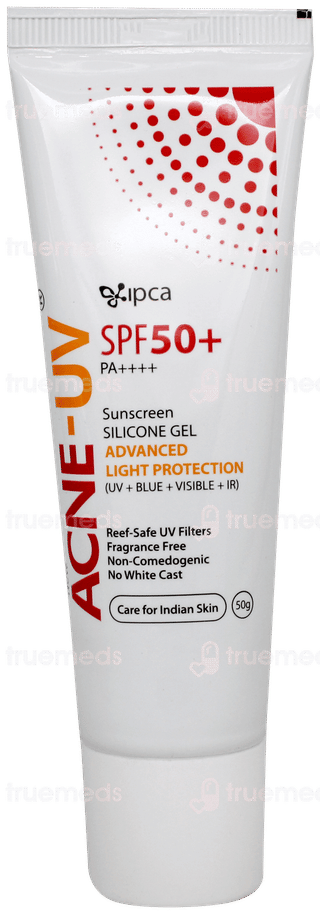 Acne Uv New Advanced Light Protection Spf 50+ Pa++++ Silicone Sunscreen Gel 50gm