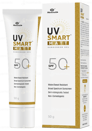 Uvsmart Matt Spf 50+ Pa+++ Sunscreen Gel 50gm