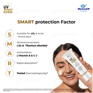 Uvsmart Matt Spf 50+ Pa+++ Sunscreen Gel 50gm