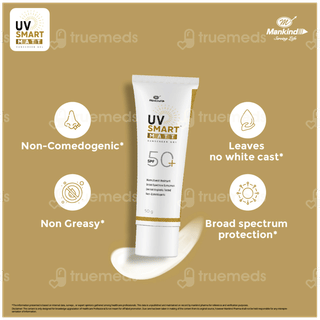 Uvsmart Matt Spf 50+ Pa+++ Sunscreen Gel 50gm