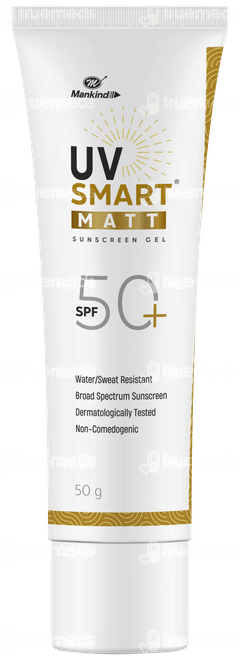 Uvsmart Matt Spf 50+ Pa+++ Sunscreen Gel 50gm