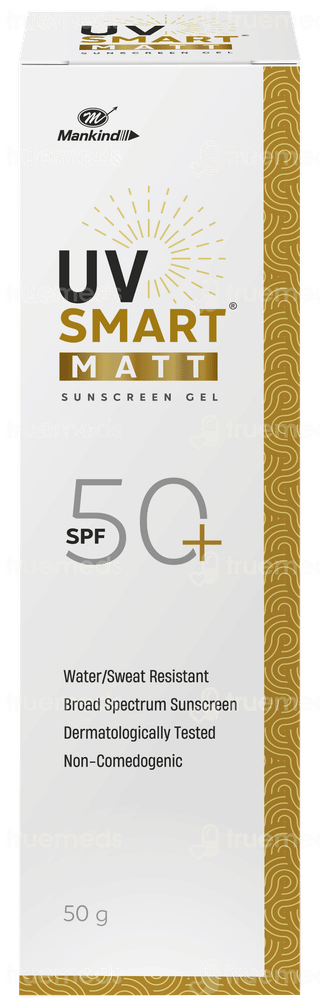Uvsmart Matt Spf 50+ Pa+++ Sunscreen Gel 50gm