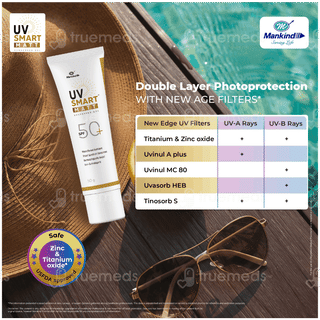 Uvsmart Matt Spf 50+ Pa+++ Sunscreen Gel 50gm