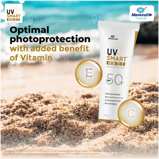 Uvsmart Matt Spf 50+ Pa+++ Sunscreen Gel 50gm