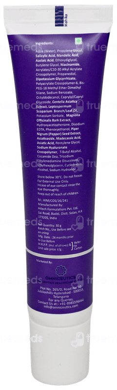 Omniacne Advanced Acne Care Gel 30Gm