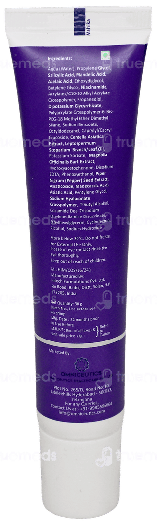 Omniacne Advanced Acne Care Gel 30Gm