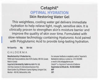 Cetaphil Optimal Hydration Skin Restoring Water Gel 48gm