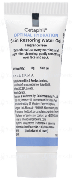 Cetaphil Optimal Hydration Skin Restoring Water Gel 10gm