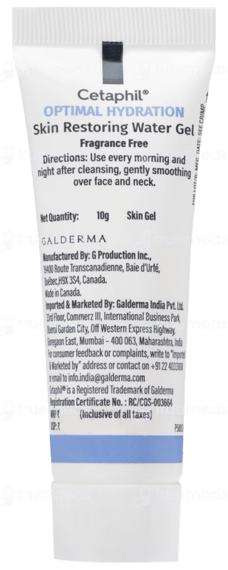 Cetaphil Optimal Hydration Skin Restoring Water Gel 10gm
