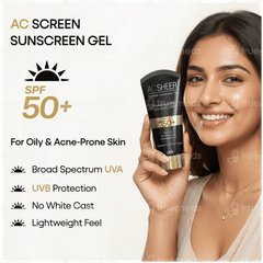 Ac Sheer Spf 50+ Pa+++ Invisible Sunscreen Gel 50Gm