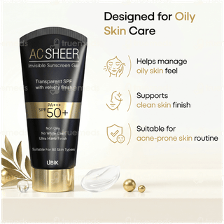 Ac Sheer Spf 50+ Pa+++ Invisible Sunscreen Gel 50Gm