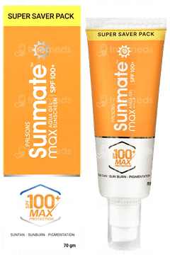 Sunmate Max Spf 100+ Sunscreen Aqua Gel 70Gm