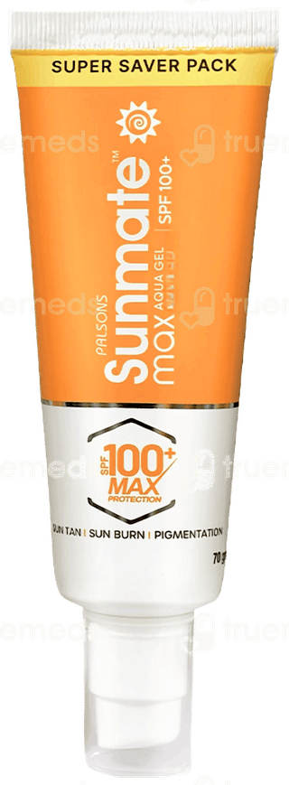 Sunmate Max Spf 100+ Sunscreen Aqua Gel 70Gm
