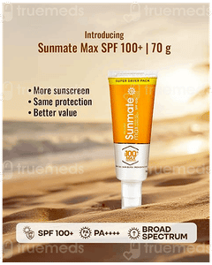 Sunmate Max Spf 100+ Sunscreen Aqua Gel 70Gm