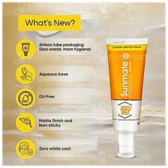 Sunmate Max Spf 100+ Sunscreen Aqua Gel 70Gm