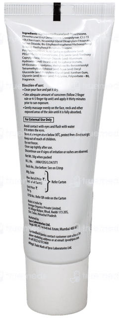 Acne Uv New Advanced Light Protection Spf 50+ Pa+++ Silicone Sunscreen Gel 50Gm