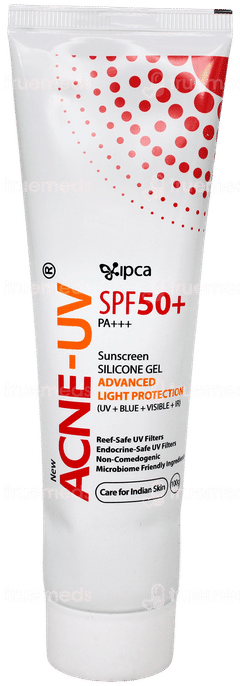 Acne Uv New Advanced Light Protection Spf 50+ Pa+++ Silicone Sunscreen Gel 100Gm