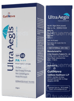 Ultra Aegis Spf 40 Pa +++ Anhydrous Sunscreen Gel 50Gm Ultra Aegis Spf 40 Pa +++ Anhydrous Sunscreen Gel 50Gm