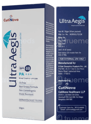 Ultra Aegis Spf 40 Pa +++ Anhydrous Sunscreen Gel 50Gm