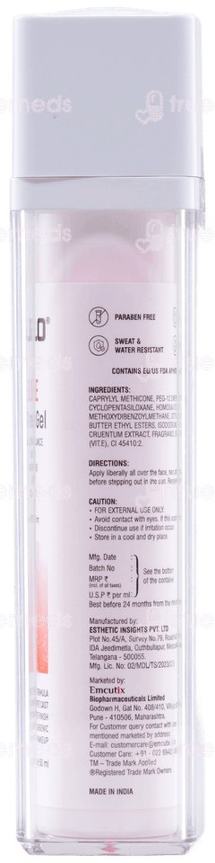 Solglo Invisible Spf 50+ Pa++++ Sunscreen Gel 50ml