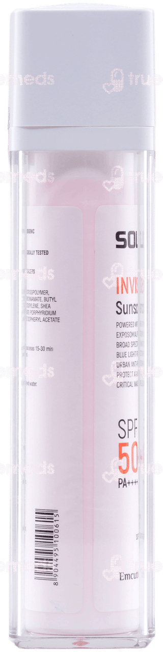Solglo Invisible Spf 50+ Pa++++ Sunscreen Gel 50ml