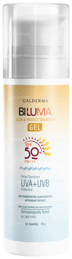 Biluma Glow & Protect Spf 50+ Pa+++ Sunscreen Gel 55gm