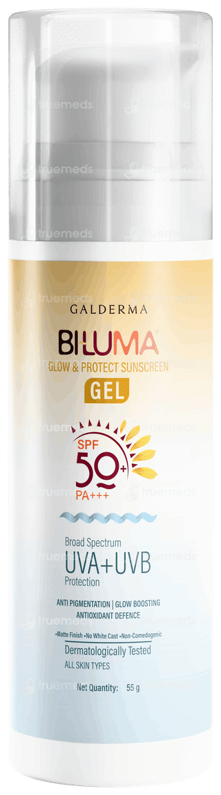 Biluma Glow & Protect Spf 50+ Pa+++ Sunscreen Gel 55gm