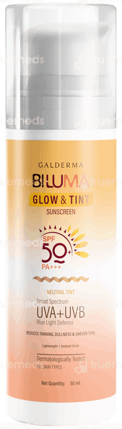 Biluma Glow & Tint Spf 50+ Pa+++ Sunscreen 50ml