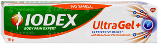 Iodex Ultra Gel+ Body Pain Expert 15Gm