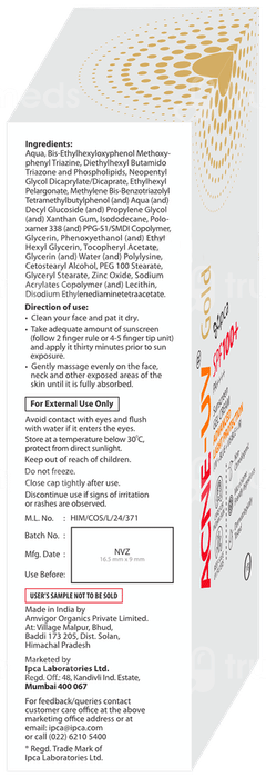 Acne Uv Gold Advanced Light Protection Spf 100+ Pa++++ Sunscreen Gel Cream 30Gm