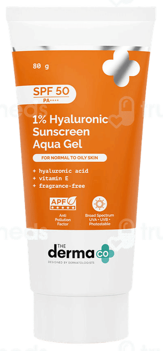 The Derma Co 1% Hyaluronic Spf 50 Pa++++ Sunscreen Aqua Gel 80Gm