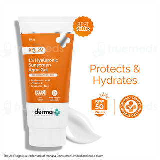 The Derma Co 1% Hyaluronic Spf 50 Pa++++ Sunscreen Aqua Gel 80Gm