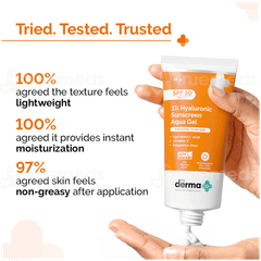 The Derma Co 1% Hyaluronic Spf 50 Pa++++ Sunscreen Aqua Gel 80Gm