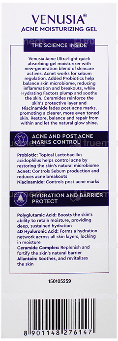 Venusia Acne New & Advanced Moisturizing Gel 60Gm
