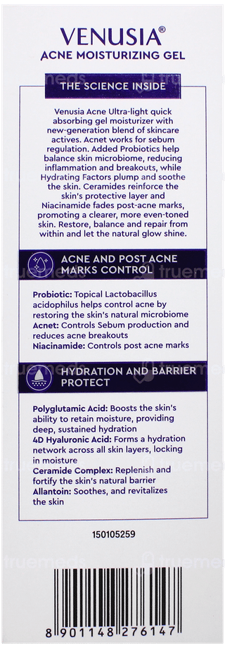 Venusia Acne New & Advanced Moisturizing Gel 60Gm