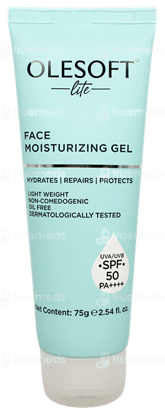 Olesoft Lite Spf 50 Pa++++ Face Moisturizing Gel 75Gm Olesoft Lite Spf 50 Pa++++ Face Moisturizing Gel 75Gm