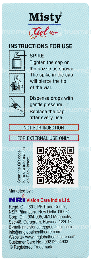 Misty Gel Eye Drops 10ml